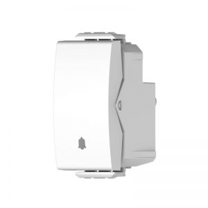 לחצן פעמון 1 מודול לבן ניסקו סוויץ'