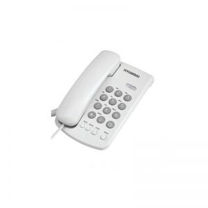 טלפון דקורטיבי שולחני לבן